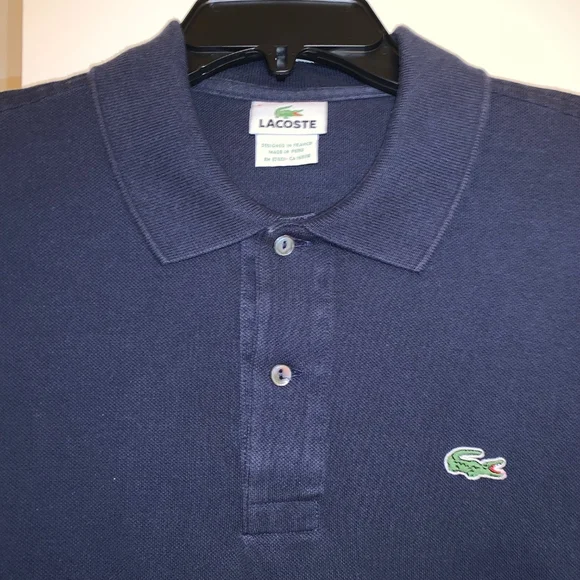 LACOSTE Polo Shirt Dark Blue - Picture 5 of 12